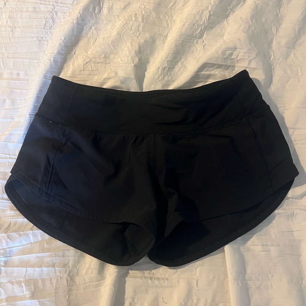 Lululemon speed up shorts low rise